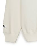  Áo Sweat MLB Basic Back Big Logo Overfit Sweatshirts NEW YORK YANKEES 3AMTB0551-50CRS Màu Trắng 