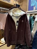  Áo Hoddie Zip WHOAU Basic Màu Xám / Đen / Nâu 