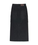  Chân Váy MLB Women`S Basic Cargo Denim Long Skirt NEW YORK YANKEES 3FDSB0251-50BKS 