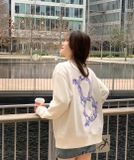  Áo Sweat MLB Public Argyle Big Logo Overfit Man to Man Màu Trắng Chữ B 3AMTM0631-43CRS 