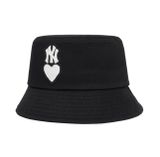  Mũ Bucket MLB MLB Heart Bucket Hat New York Yankees 3AHTH012N-50BKS Màu Đen 