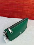  Túi Đeo Vai Coach Pouch Bag With Signature Canvas Màu Xanh Lá CJ797 