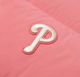  Áo Phao MLB Basic Crop Short Padded Philadelphia Phillies Màu Hồng Chữ P 3Fdjw0116-10Cos 
