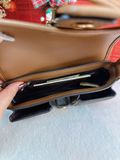  Túi Đeo Vai Michael Kors MK Colby Extra-Small Empire Monogram Shoulder Bag Màu Nâu Logo 