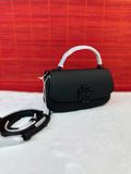  Túi Đeo Chéo Tory Burch Britten Matte Mini Top Handle Màu Đen Size 18 