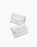  Ví Cầm Tay FIND KAPOOR Marty Card Wallet Crinkled - Silver Màu Bạc 