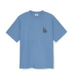  Áo Phông MLB Denimlike Monotive Over Fit T Shirts LOS ANGELES DODGERS 3ATSM1053-07SBD Màu Xanh 