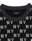  Áo Phông MLB Classic MONOGRAM Sportive Allover Over Fit T Shirts NEW YORK YANKEES 3ATSM0553-50BKS Màu Đen 