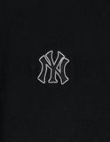  Áo Polo MLB Dia MONOGRAM Tonal Jarcquard Polo T Shirts NEW YORK YANKEES  3APQM0253-50BKS Màu Đen 