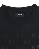  Áo Phông MLB Vintage MONOGRAM Allover Over Fit T Shirts NEW YORK YANKEES 3ATSM2053-50BKS Màu Đen 