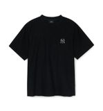  Áo Phông MLB Dia MONOGRAM Tonal Jacquard Over Fit T Shirts NEW YORK YANKEES 3ATSM1353-50BKS Màu Đen 