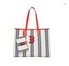 Túi Tote MLB Ethnic Stripe Tote Bag Boston Red Sox L.Navy 3AORL0323-43NYL