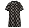  Đầm Polo MLB Women's Classic Monogram Collar Dress NY (Black) 3FOPM0233-50BKS Màu Đen 
