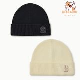  Mũ Len MLB Candy Mid Beanie NEW YORK YANKEES 3ABNBM146 Màu Trắng Chữ B / Đen Logo NY 