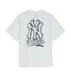  Áo Phông MLB Basic Street Logo Over Fit T Shirts NEW YORK YANKEES 3ATSB0353-50WHS 