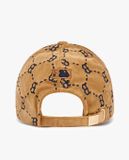  Mũ Lưỡi Trai MLB unisex Dia Monogram Velvet Structured 3ACPMV126-43BGD Màu Nâu 
