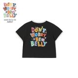  Áo Crop Top ADLV Belly Collage Logo Crop Màu Đen 