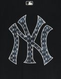  Áo Sweat MLB Classic MONOGRAM Big Lux Sweatshirts NEW YORK YANKEES 3AMTM0451-50BKS Màu Đen 