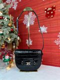  Túi Đeo Chéo Michael Kors MK Reed Small Leather Crossbody Bag Màu Đen Da Sần 