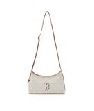  Túi Đeo Chéo MLB Classic MONOGRAM Jacquard Cross Bag BOSTON REDSOX 3ACRM015N-43BGL Màu Trắng xám 