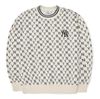 Áo Nỉ Sweater MLB Classic Monogram Front Brushed Over Fit Sweatshirt 3AMTM0926-50CRS Màu Trắng