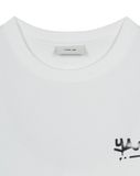  Áo Phông MLB Basic Heavy Weight Mega Over Fit T Shirts NEW YORK YANKEES 3ATSB4053-50WHS Màu Trắng 