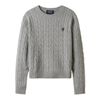 Áo Len WHOAU Steve Cable R-neck Pull Over WHKAE4901F Màu Xám