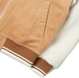 Áo Khoác Bomber MLB MLB Basic Small Logo Corduroy Baseball Jumpet Boston Red Sox  Màu Nâu Chữ B 3AJPB0324-43BGS 
