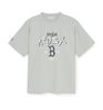 Áo Phông MLB Basic Big Logo Mega Over Fit T Shirts BOSTON REDSOX 3ATSB0553-43GRL Màu Xám