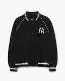  Áo Khoác Bomber MLB Jersey Cursive Varsity Jacket New York Yankees 3AJPV0734-50BKS Màu Đen 