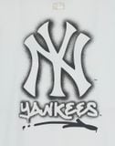  Áo Phông MLB Basic Street Logo Over Fit T Shirts NEW YORK YANKEES 3ATSB0353-50WHS 