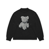 Áo Sweat Len Hoshi ADLV Pixel Bear Artwork Knit Black Màu Đen