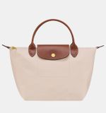  Túi Xách Longchamp Le Pliage Original S Handbag Paper - Recycled Canvas Size S Màu Trắng Kem 
