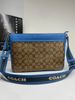 Túi Đeo Chéo Coach District Crossbody In Colorblock Signature Canvas Màu Xanh Phối Logo CH076