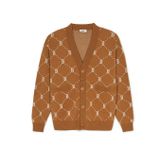  Áo Khoác Cardigan MLB Dia Monogram Boston Red Sox Cardigan 3AKCM0144-43CAS Màu Camel 