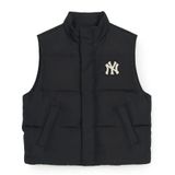  Áo Khoác Gile MLB Varsity Padded Vest New York Yankees Màu Đen 3ADVV1046 