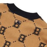  Áo Khoác Cardigan MLB Diamond Monogram Front Pattern Cardigan Boston Red Sox 3AKCM0224-43BGS Màu Nâu 