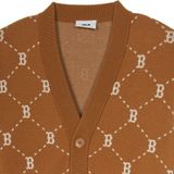  Áo Khoác Cardigan MLB Dia Monogram Boston Red Sox Cardigan 3AKCM0144-43CAS Màu Camel 