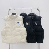  Áo Khoác Gile MLB Varsity Padded Vest New York Yankees Màu Đen 3ADVV1046 
