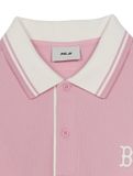  Áo Polo MLB Basic Collar Point Comfortable Fit Polo T Shirts BOSTON REDSOX 3APQB0253-43PKM Màu Hồng 