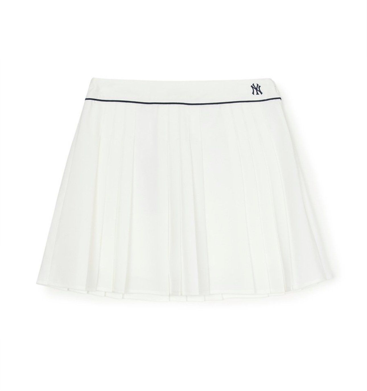 スカート MLB Korea Women's Classic Monogram Chenille A-Line Skirt BOS Skirts - MLB KOREA