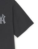  Áo Phông MLB Denimlike MONOGRAM Big Lux Over Fit T Shirts NEW YORK YANKEES Màu Đen Than 3ATSM0953-50CGS 