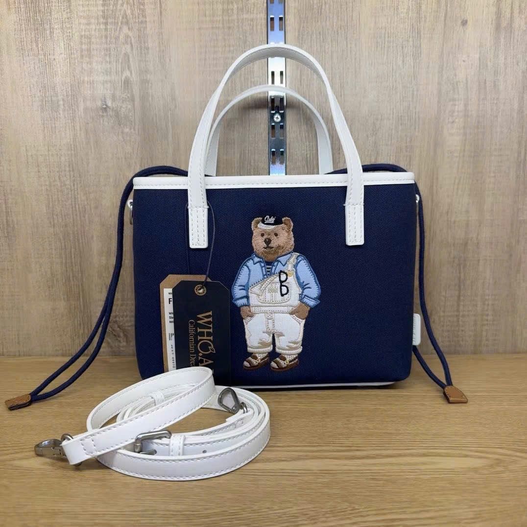 トートバッグ \"WHO.A.U\" Steve Canvas Tote Bag  WHBGF2212A WHO.A.U - Steve Canvas Tote Bag_WHBGF2212A