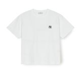  Áo Phông MLB Basic Heavy Weight Over Fit T Shirts NEW YORK YANKEES 3ATSB0253-50WHS Màu Trắng 