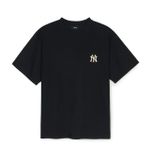  Áo Phông MLB New Year Snake Over Fit T-Shirts New York Yankees 3Atsq0151-50Bks Màu Đen 