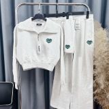 Set Bộ Nỉ 3 Món NERDY Trái Tim Xanh Lá Màu Xám 