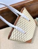  Túi Tote Michael Kors Gigi Aria Large Empire Logo Jacquard Tote Bag in Blue 