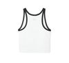  Áo Ba Lỗ MLB Women`S Basic Small Logo Ringer Crop Sleeveless NEW YORK YANKEES  3FTKB0443-50WHS 