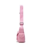  Túi Đeo Chéo Đeo Vai MLB Varsity Nylon Hobobag NEW YORK YANKEES  7ACRV015N-50PKM Màu Hồng 