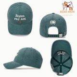  Mũ Lưỡi Trai MLB Varsity Lettering Washing Unstructured Ball Cap Boston Redsox New York Yankees Los Angeles Dodgers 3Acpvv04N 